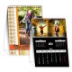 Calendario mesa negro vertical 12 meses + portada 
